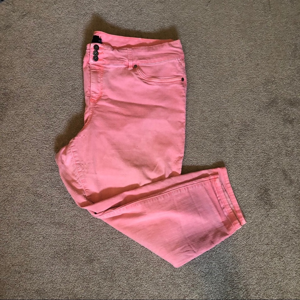 Torrid Bright Skinny Tapered Jeans C